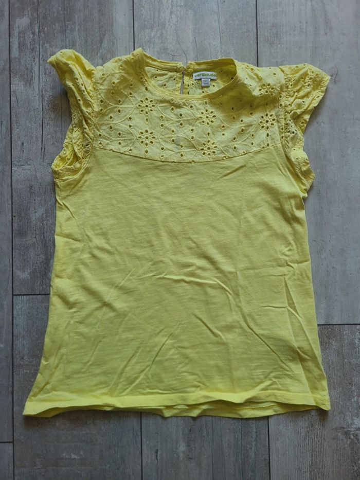 Tee-shirt jaune fille