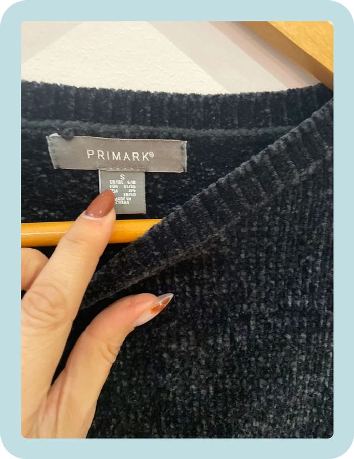 Pull hivers doux velours à volants - photo numéro 5