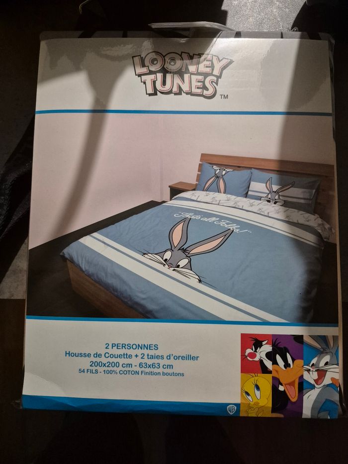 Parure de lit Bugs Bunny Looney Tunes 200x200 cm