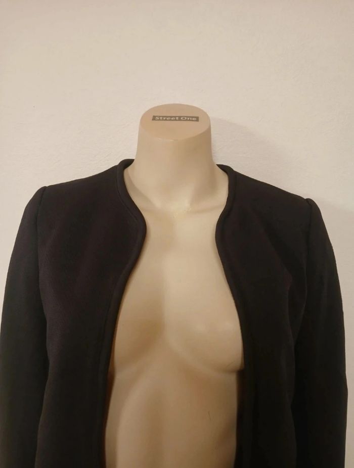 Veste longue bleu marine H&M - photo numéro 2