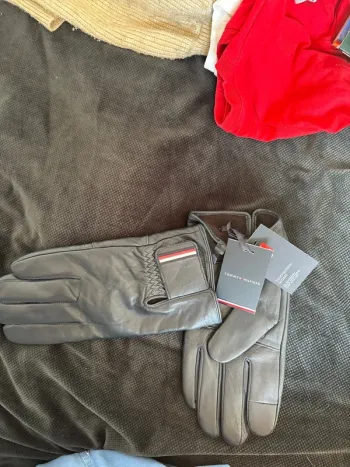 Gants cuir Tommy Hilfiger