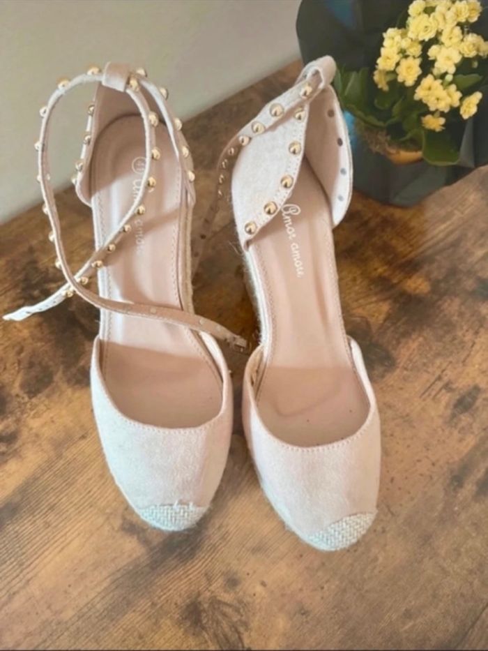 Espadrille compensée femme P41👠 - photo numéro 2