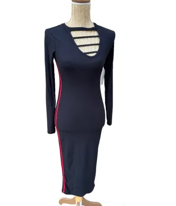 Robe Eye Candy Décolleté Noir/Rouge Tille S Neuf et Authentique 