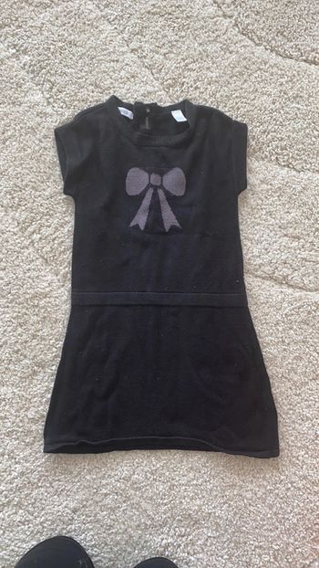 Robe en laine noire okaidi 4 ans