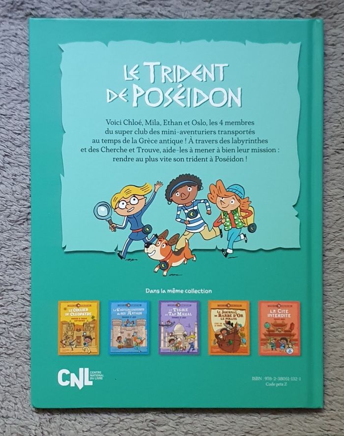 Livre-Jeux cherche et trouve Labyrinthes "Le Trident de Poséidon" (4-6 ans) / Hachette - photo numéro 2
