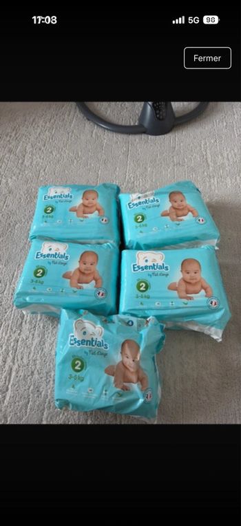 Lot couches essentials taille 2