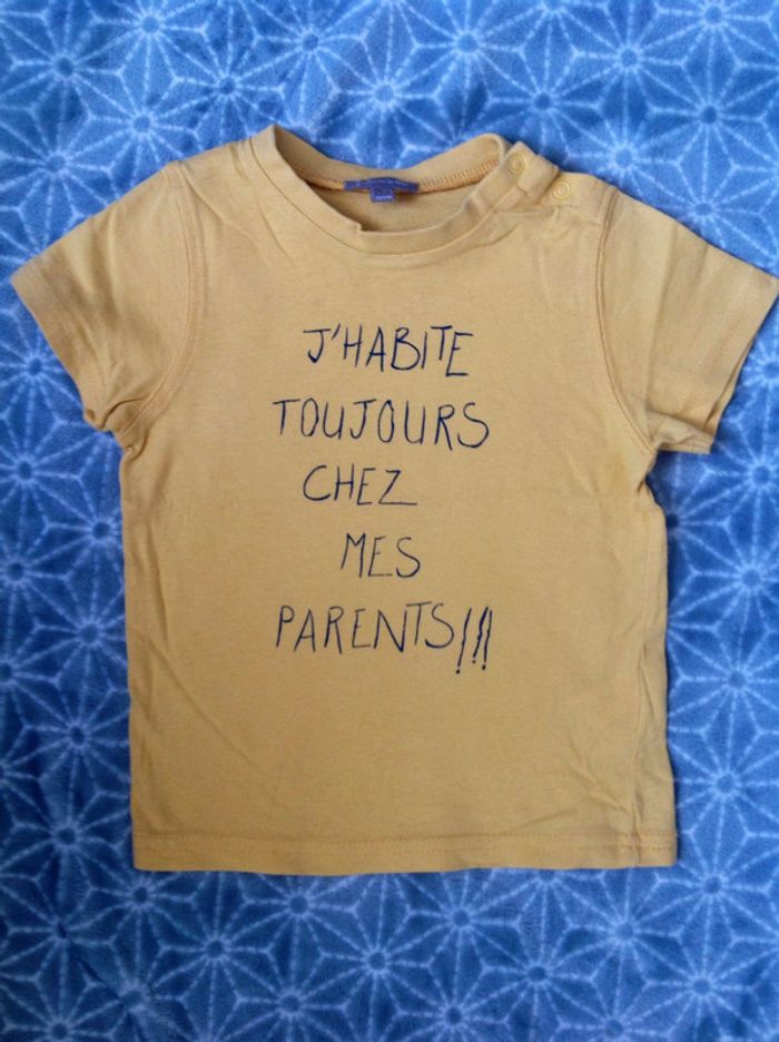 Tee-shirt jaune Grain de blé - 18 mois