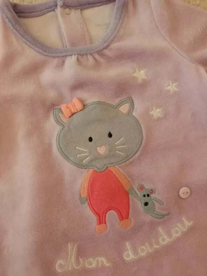 Pyjama Dpam 1 mois 56 cm - photo numéro 2