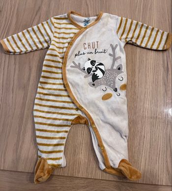 Pyjama rayé 3 mois