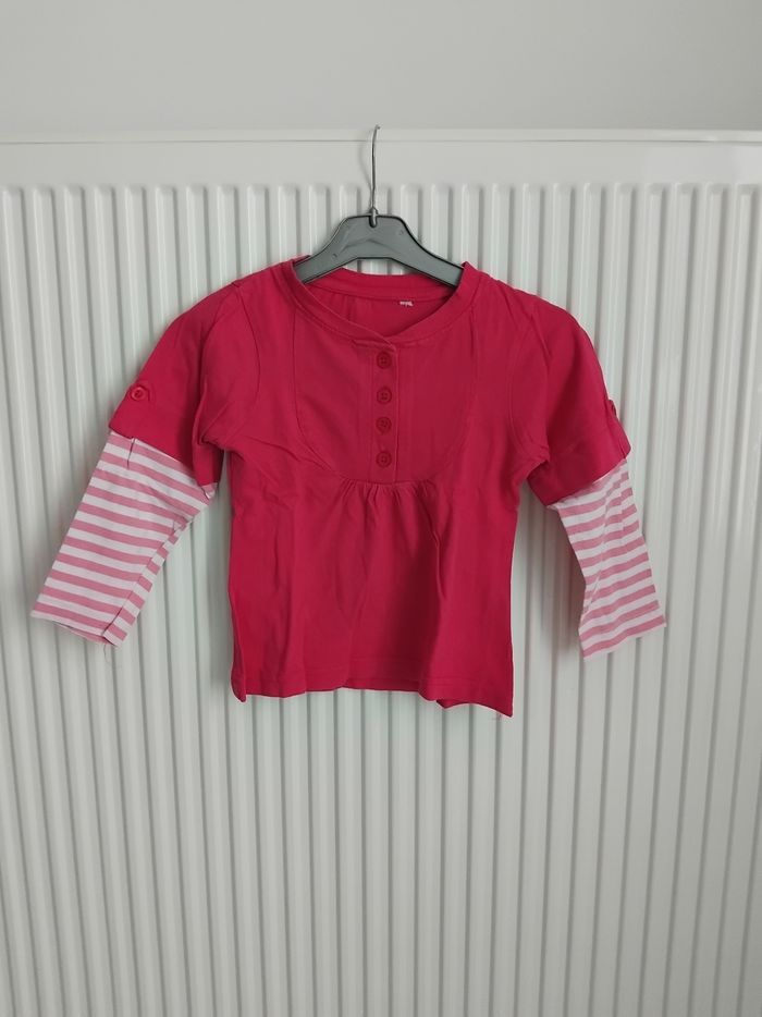 T shirt manches longues fille 3 ans
