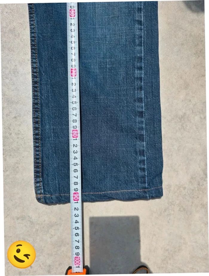 Jeans Levi's Denizen W32 FR42 L30 coupe droite bleu Homme Men pan324b - photo numéro 5