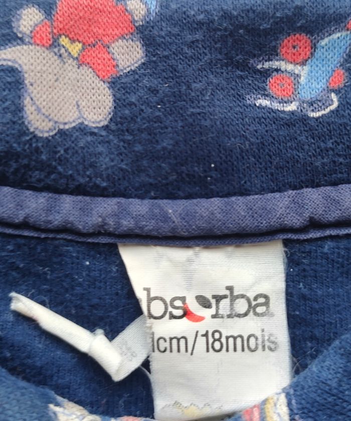 Chemise ML Babar  taille 18 mois - photo numéro 2