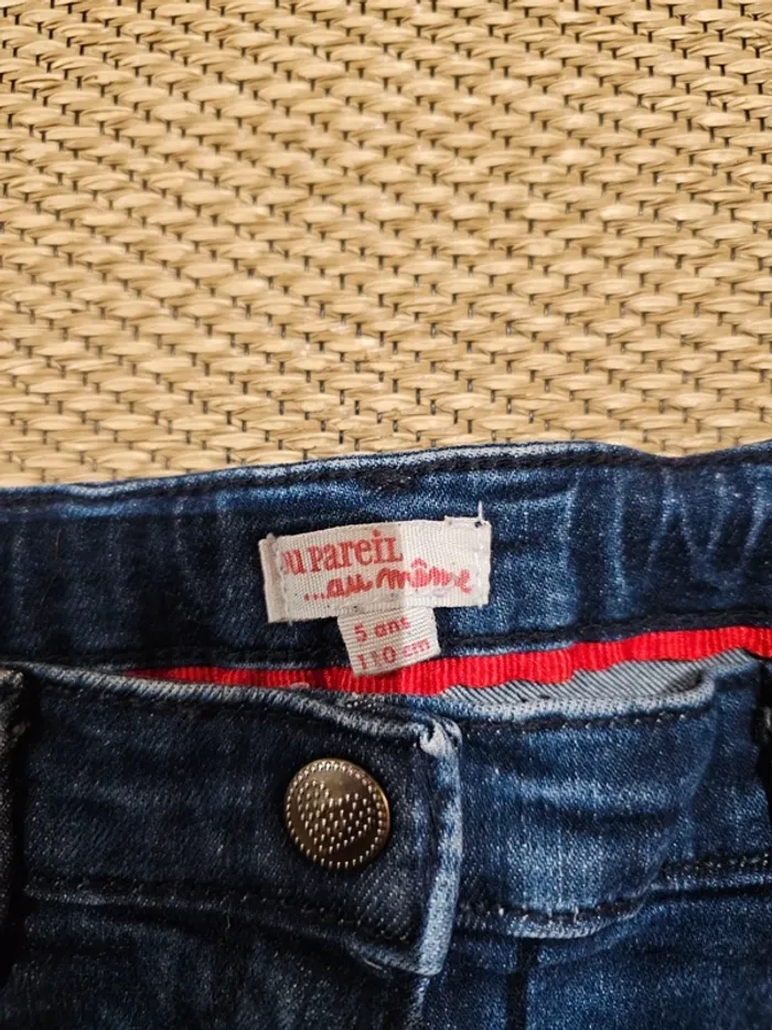 Short en jean taille 5 ans dpam - photo numéro 3