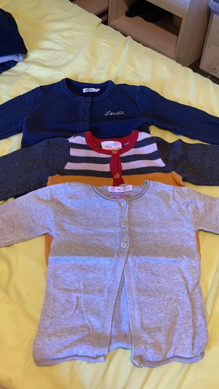 Lot 3 vestes 3 ans