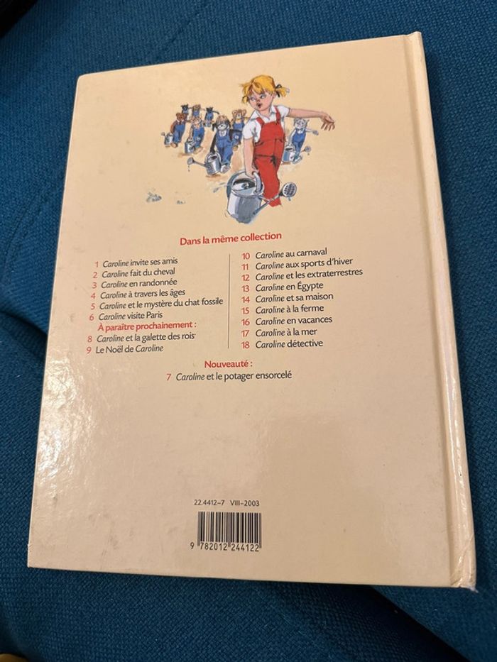 Livre rare Caroline et le jardin potager ensorcelé album bd Pierre Probst collection vintage - photo numéro 2