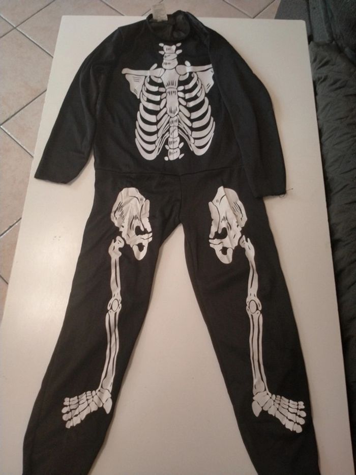 Déguisement squelette enfant Taille 7-10 ans - photo numéro 2