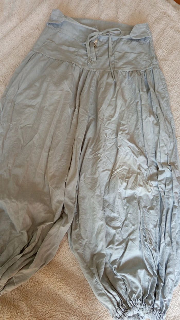 Pantalon gris sarouel - photo numéro 4
