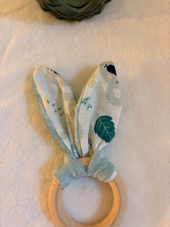 Hochet lapin bébé - photo numéro 2