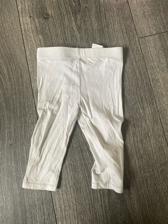 Legging blanc 12 mois
