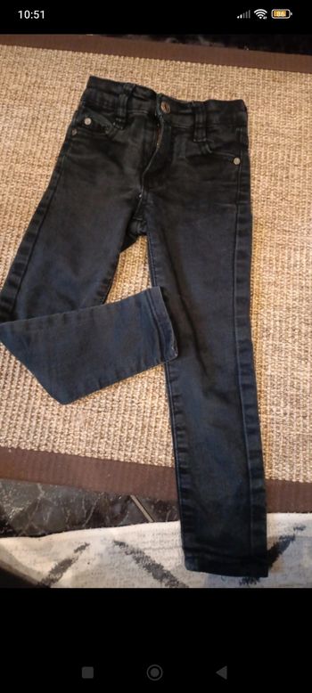 Jean noir slim fille