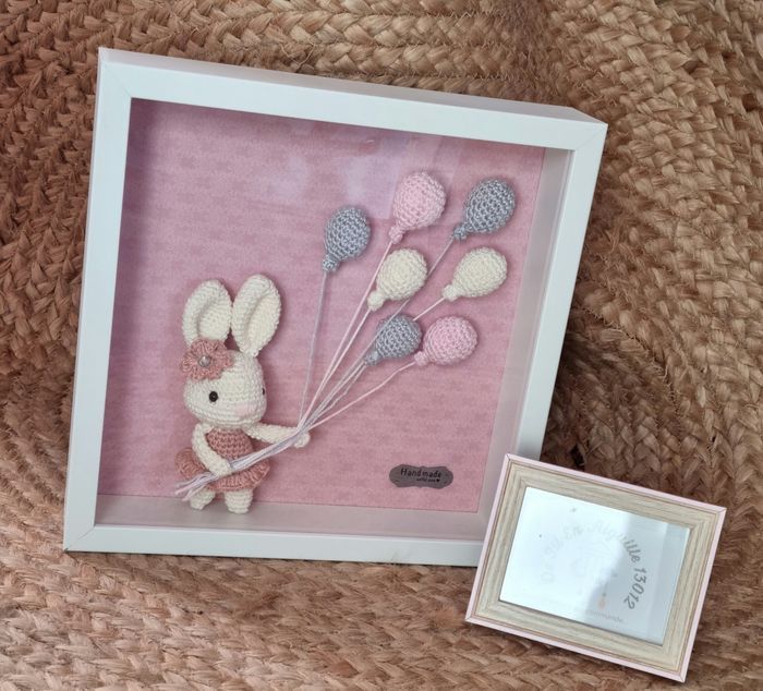 Cadre personnalisé lapin - photo numéro 2