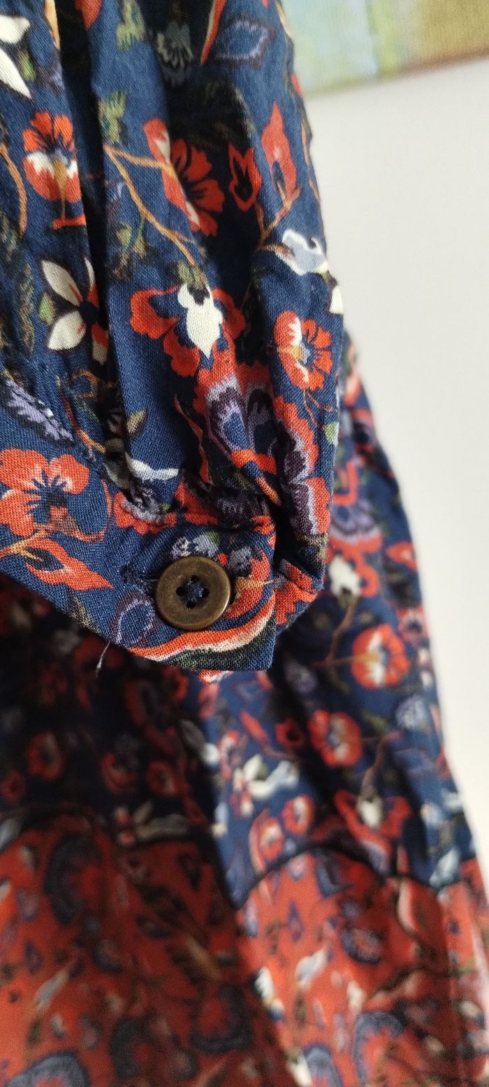 Blouse tunique fleurie - photo numéro 2