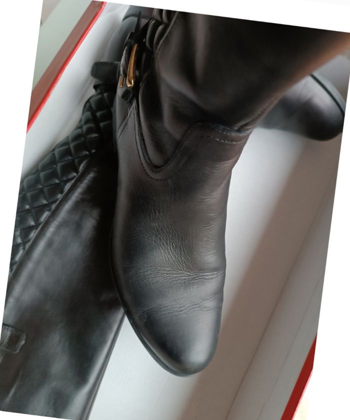Bottes en cuir taille 39 - photo numéro 3
