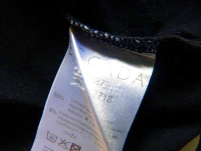 T-shirt Fille Esacada 12 ans noir strass argent ML TBE - photo numéro 4