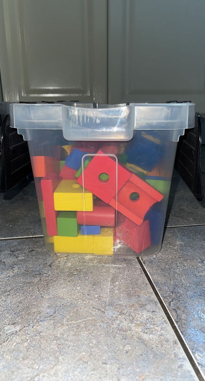 cubes de construction en bois - photo numéro 2