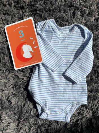 Body rayé manche longue
