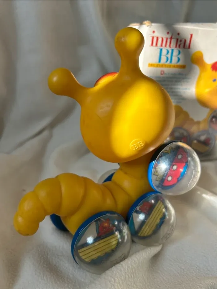 Jouet vintage Initial BB Roul’Boul’ années 80 avec boîte - photo numéro 3