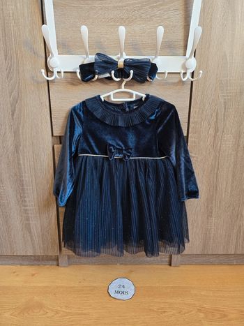 Vêtement Bébé Fille - Robe bleu - Sergent Major- 24 mois 86 cm