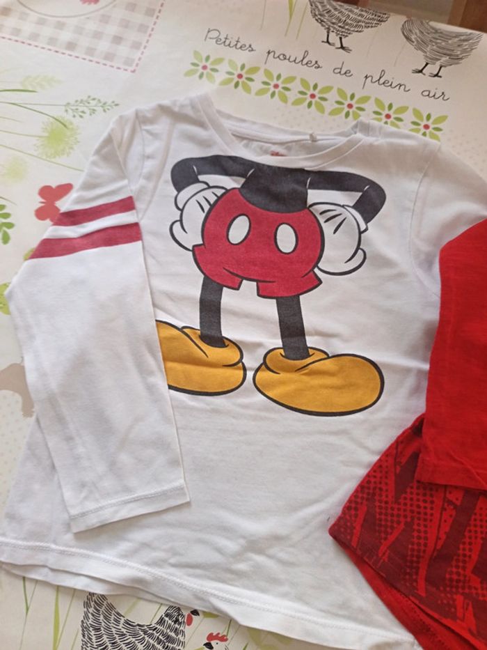 Lot de 2 tee-shirt ML taille 4 ans - photo numéro 2