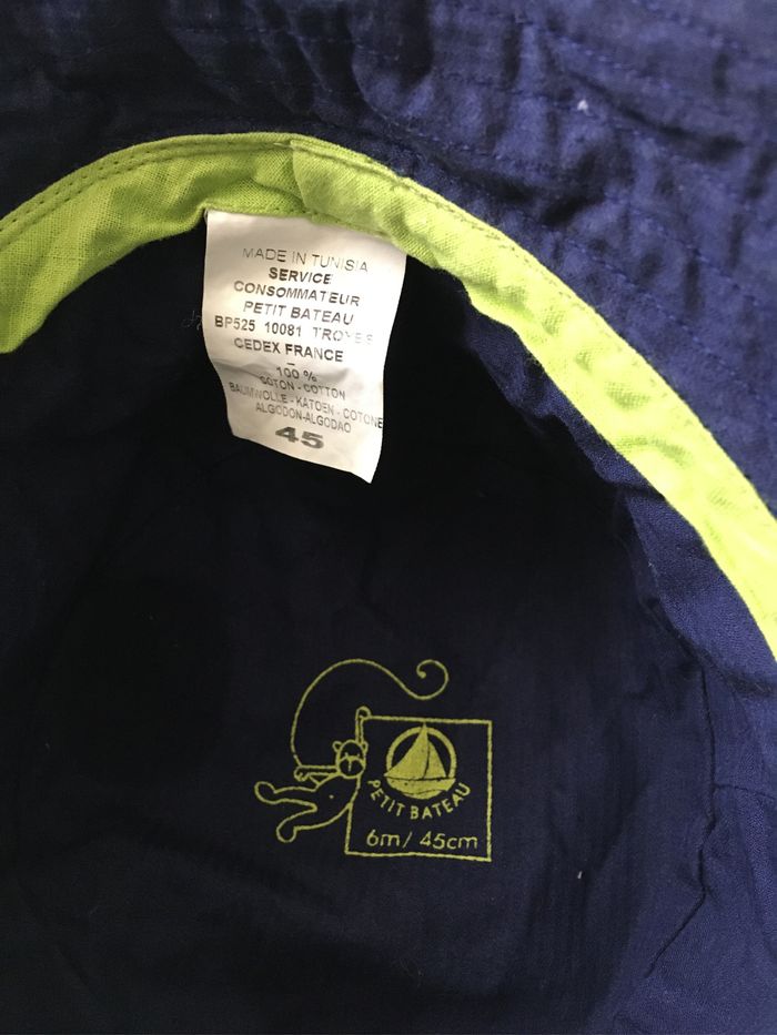 Chapeau de soleil taille 6 mois - photo numéro 3