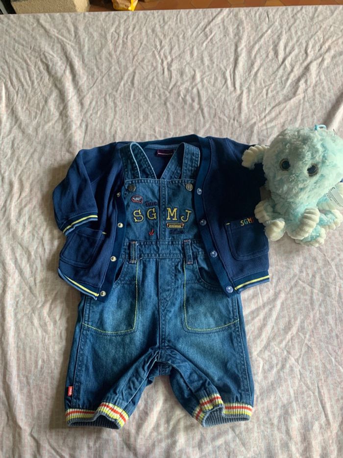 Magnifique ensemble salopette garçons sergent major