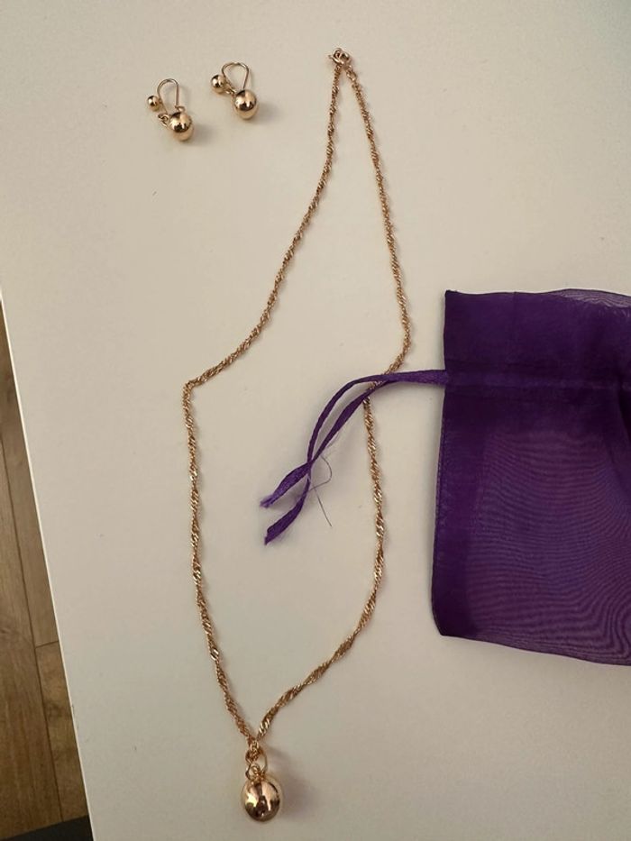 Ensemble collier et boucles d’oreilles - photo numéro 6