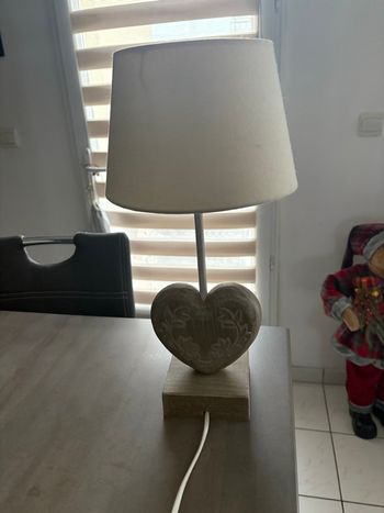 Très jolie Lampe de chevet cœur,