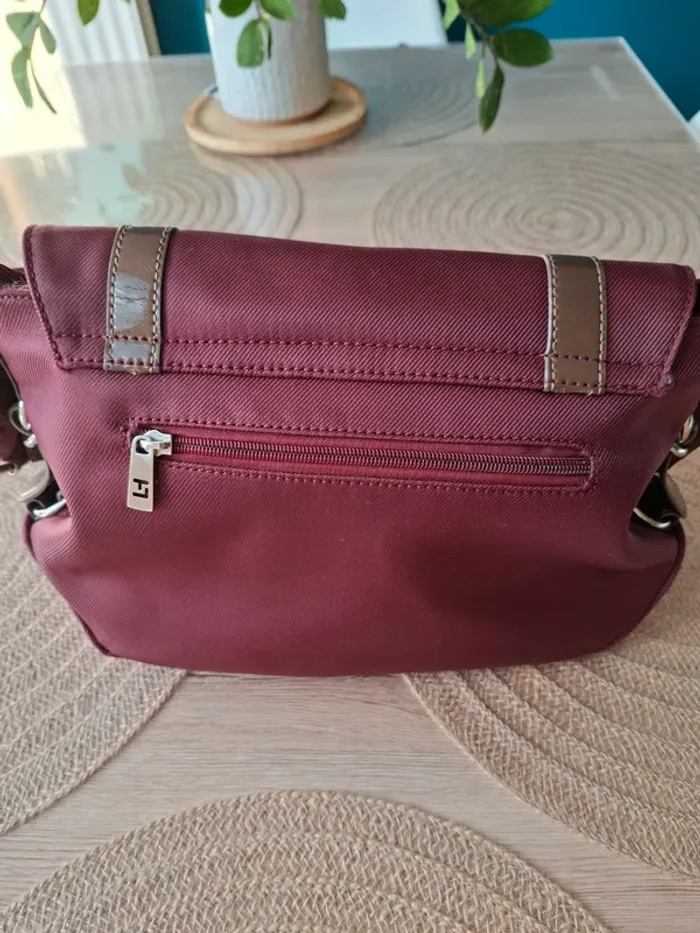 Sac bandoulière Ted Lapidus bordeaux - photo numéro 7