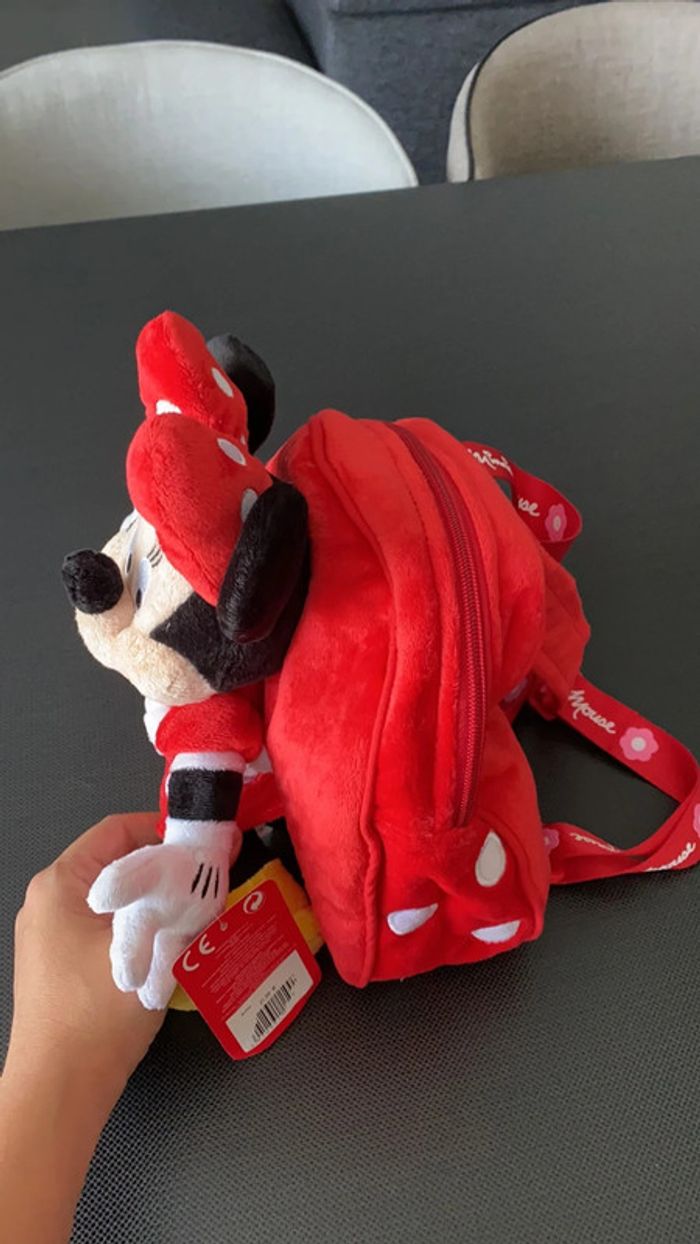 Sac à dos avec peluche Minnie