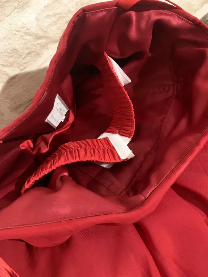 Robe mariage rouge élégante et légère Taille M - photo numéro 5