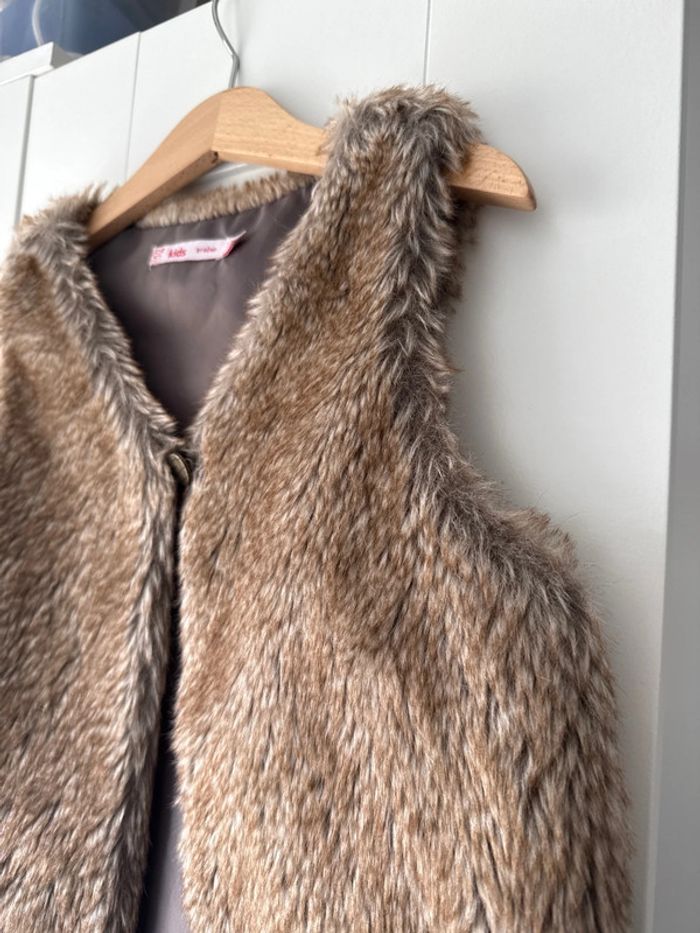 Sans manche moumoute fille - photo numéro 3