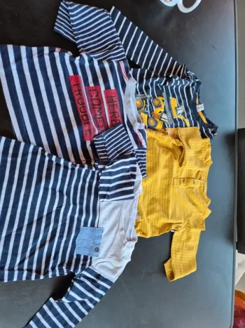 4 t-shirts manches longues