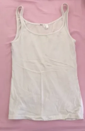 Débardeur sans manches blanc femme