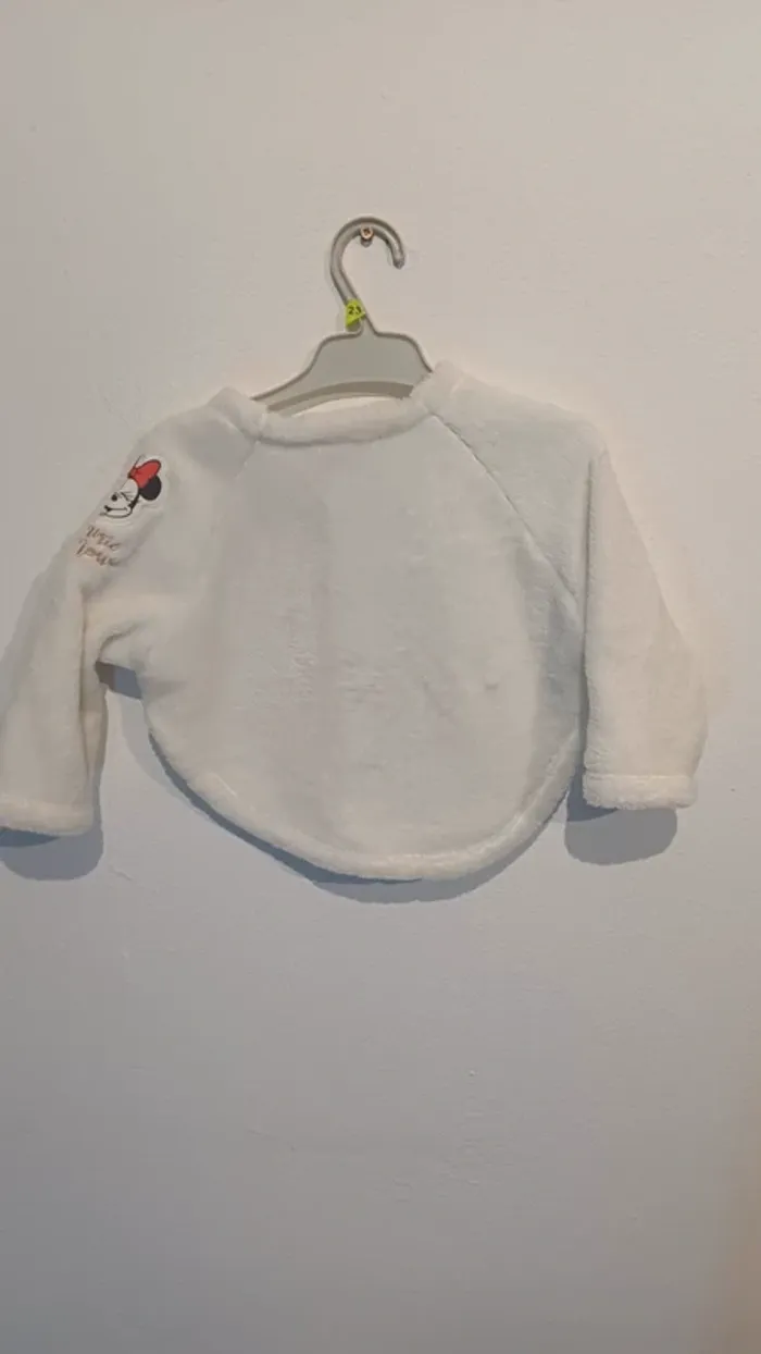 Petite veste poncho Disney Baby 23 mois blanc Minnie - photo numéro 5