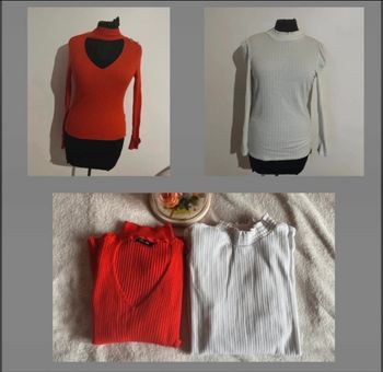 Lot de 2 haut manches longues taille S de La halle en très bon état