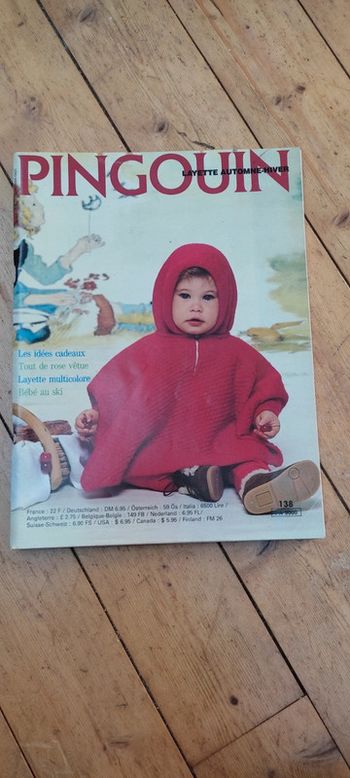 Catalogue tricot pingouin vintage layette