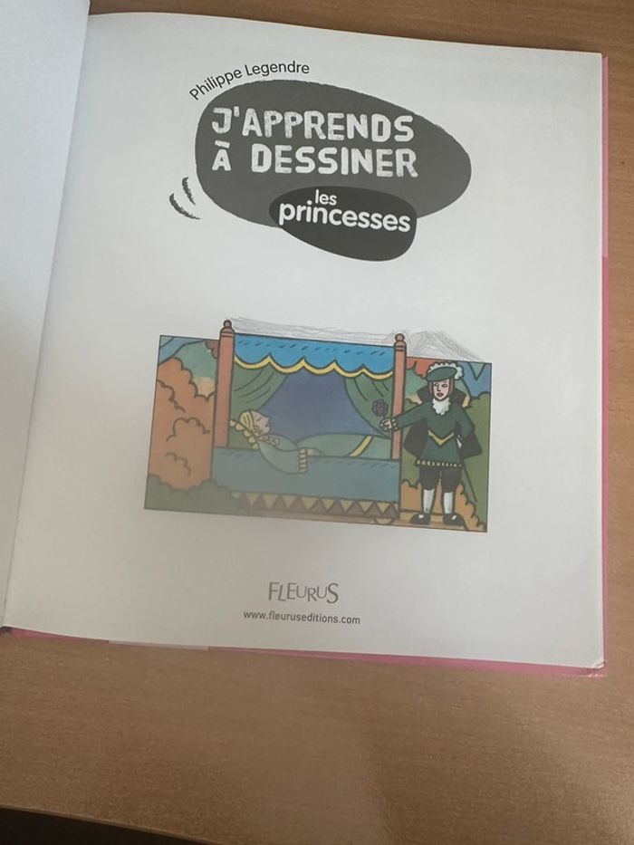 J’apprends à dessiner les princesses de Philippe le Gendre – Livre de dessin - photo numéro 2