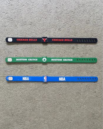 Lot X3 Bracelet NBA Neuf
