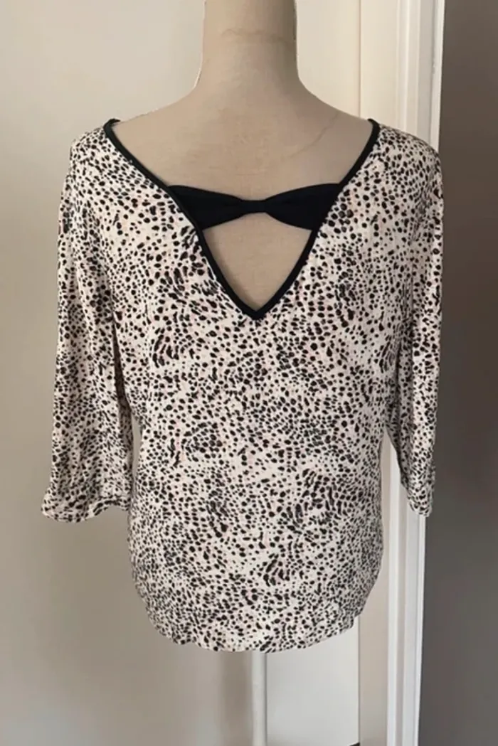 Promod Blouse multicolore  femme taille 38/M Excellent état Manche 3/4 - photo numéro 3