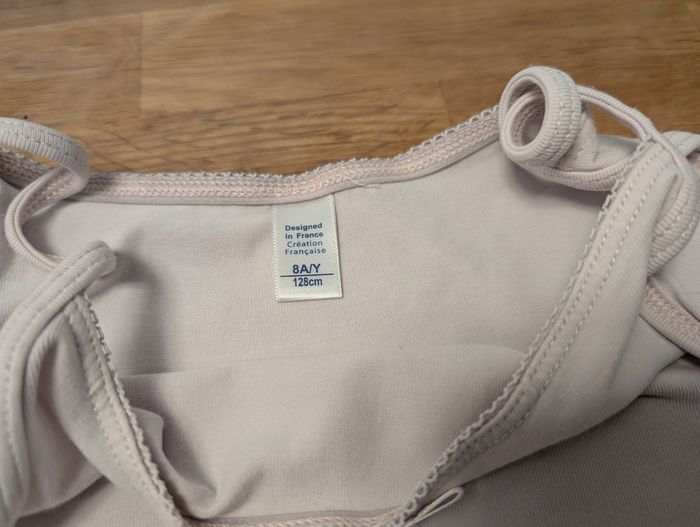 Lot de 2 maillots de corps fille 8 ans - photo numéro 3